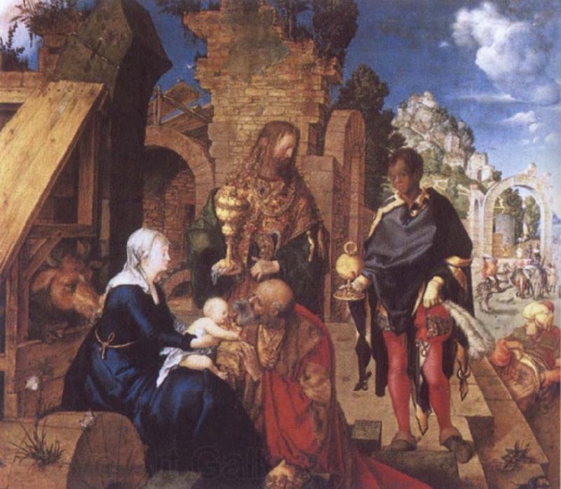 Albrecht Durer Adoration of the Magi Norge oil painting art